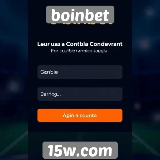 Como criar uma conta na boinbet